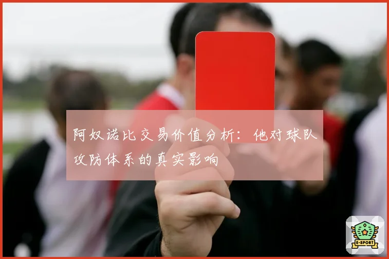 阿奴诺比交易价值分析：他对球队攻防体系的真实影响